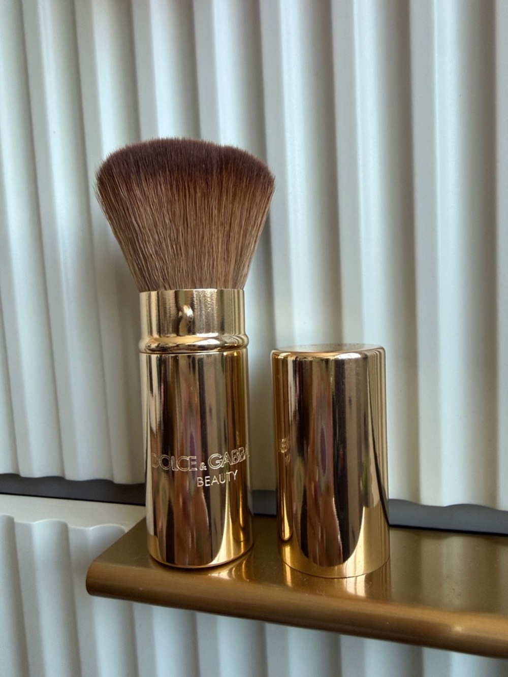 ⚡️Dolce&Gabbana•Retractable Gold Kabuki Powder Brush